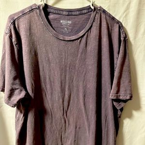 Plum color mens t shirt size xlg